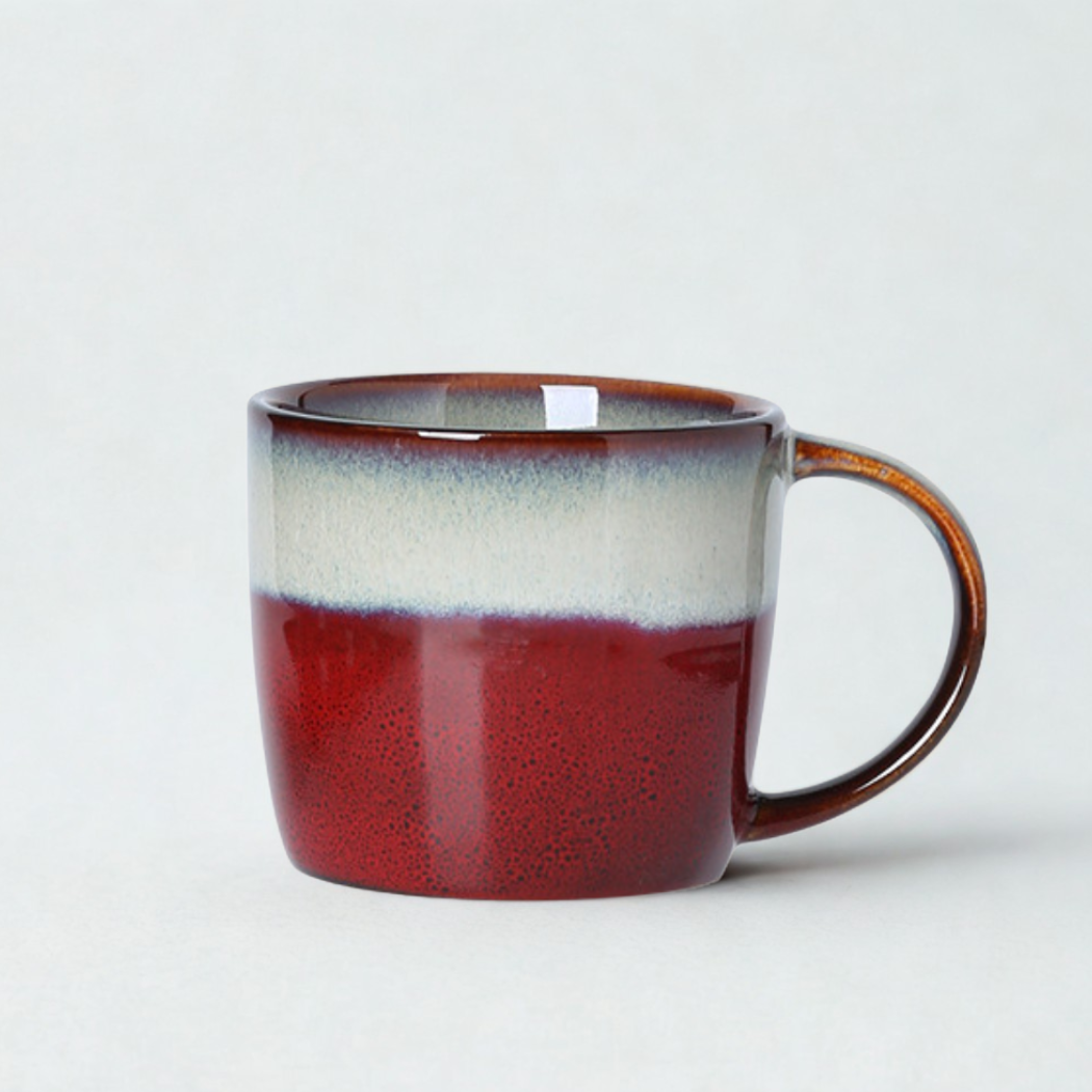 Handmade Coffee Mug 350ml - Red Maple